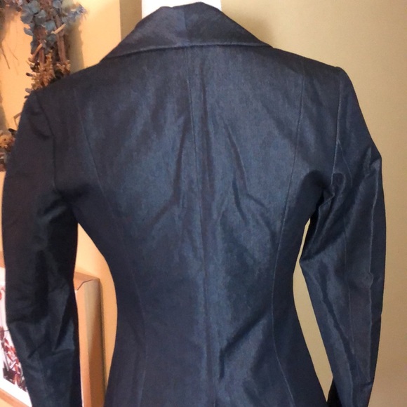 ANTEPRIMA Milano Size 38 LongLine Hidden-Button Classic Blazer Career $380 NEW - Picture 5 of 16